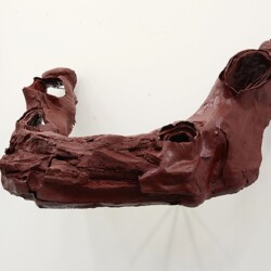 "Framework Of A Mouth", 2017, Resin 55 x 105 x 65 cm