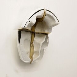 "The First Mold", 2017, Resin, bronze 55 x 45 x 35 cm