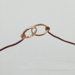 Momento Perfetto, 2015, Copper and wedding rings 5 meters
