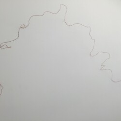 Momento Perfetto, 2015, Copper and wedding rings 5 meters