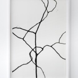Untitled, 2015, oil pastel on paper 113 x 77 cm