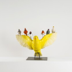 Canary, 2016, Glazed ceramic 50 x 65 x 36 cm, © Photography Boris Kirpotin, February 2016 Athens, Greece