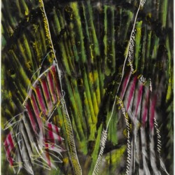 Untitled, 1990, Mixed media on paper 157 x 124 cm Framed: 171 x 138 cm