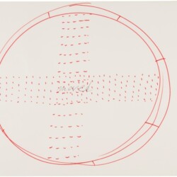 Untitled, 1990, Felt pen, pastel 50 x 70 cm Framed: 64 x 79,5 cm