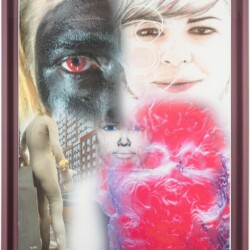 RGBox, 2015, Pigment print and colour pencil on bond paper Unique Framed: 112 x 88 x 5 cm