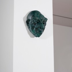 Basler Maske, 2014, Glazed ceramic 36 x 29,5 x 19 cm