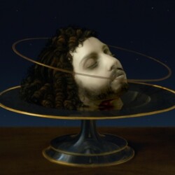 Lady Gaga: The Head of Saint John the Baptist (Leo), 2013, High Definition Video, 20" LCD Monitor/digital player/speaker Ed. of 2 AP 2