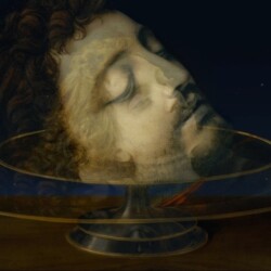 Lady Gaga: The Head of Saint John the Baptist (Triangulum), 2013, High Definition Video, 20" LCD Monitor/digital player/speaker Ed. of 2 AP 2