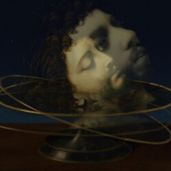 Lady Gaga: The Head of Saint John the Baptist (Lyra), 2013, High Definition Video, 20" LCD Monitor/digital player/speaker Ed. of 2 AP 2