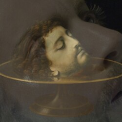 Lady Gaga: The Head of Saint John the Baptist (Milky Way), 2013, High Definition Video, 20" LCD Monitor/digital player/speaker Ed. of 2 AP 2