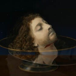 Lady Gaga: The Head of Saint John the Baptist (Ursa Minor), 2013, High Definition Video, 20" LCD Monitor/digital player/speaker Ed. of 2 AP 2