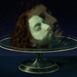 Lady Gaga: The Head of Saint John the Baptist (Cassiopeia), 2013, High Definition Video, 20" LCD Monitor/digital player/speaker Ed. of 2 AP 2
