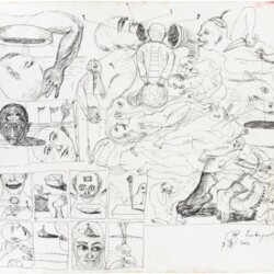 Indonesian Landscape Study #2, 2014, Pen on paper Unique 32 x 40,5 cm