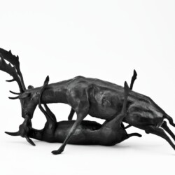 Trophy, 2011, Patinated bronze (black) Ed. of 3 36 x 83 x 31cm