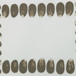 Untitled, 1992, Mud on paper 18 x 25 cm