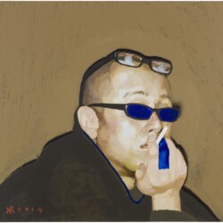 ZHANG HUI, "Portrait", 2014 Acrylic on canvas 80 x 120 cm
