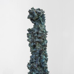 detail from "Personnage I", 2014, Glazed ceramic 180 x 33 x 36 cm
