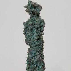 detail from "Personnage I", 2014, Glazed ceramic 180 x 33 x 36 cm
