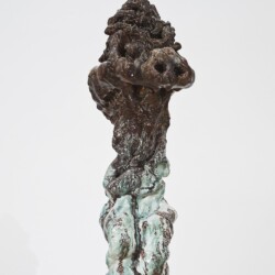 detail from "Personnage III", 2014, Glazed ceramic 186 x 33 x 35 cm