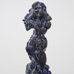detail from "Personnage IV", 2014, Glazed ceramic 153 x 30 x 29 cm