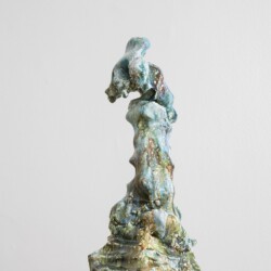 detail from "Personnage VII", 2014, Glazed ceramic 145 x 5 x 33 x 31 cm