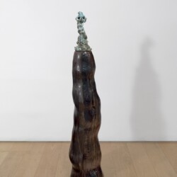 "Personnage VII", 2014, Glazed ceramic 145 x 5 x 33 x 31 cm