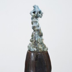 detail from "Personnage VII", 2014, Glazed ceramic 145 x 5 x 33 x 31 cm