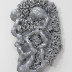 "MM", 2014, Glazed ceramic 79 x 57 x 15 cm
