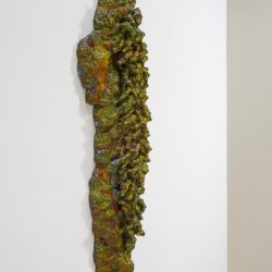 detail from "Compression Fracture Painting XXI", 2014, Glazed ceramic 99 x 48 x 14 cm