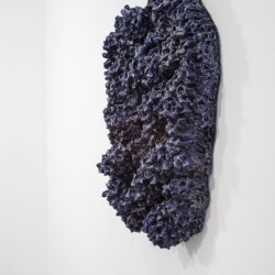 detail from "Compression Fracture Painting XVII", 2014, Glazed ceramic 88 x 81 x 21 cm