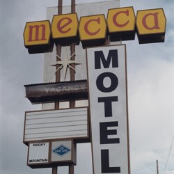 Mecca Motel Colorado, 1997, Chromogenic print Unique photo 49 x 38 cm  (framed)