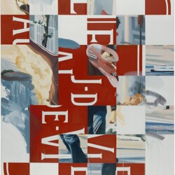 Greek Protestor (Eau de Vie), 2009, Oil on linen 221 x 185