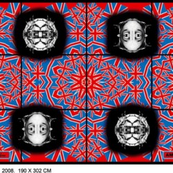 "Amor Patrioe", 2008, from the Jack Freak Pictures series 190 x 302 cm