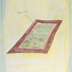 Horror Spot, 2013, Tempera on paper, 61 x 45,5 cm