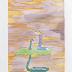 You Kill Me, 2011, Tempera and ink on paper,  60 x 46 cm
