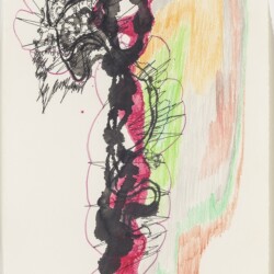 "Tramp Trail", 2017, Ink and pencil on paper 39,2 x 31,4 cm