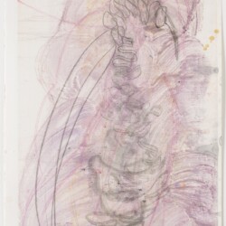 "Interval Blues", 2017, Monotype 80,5 x 60,5 cm