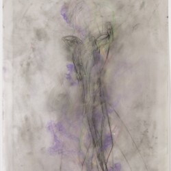 "What I See", 2017, Mixed media on paper 76,5 x 63,2 cm