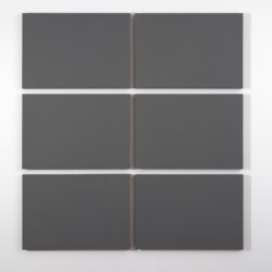 Six Rectangles, 2009, Acrylic on canvas in6 parts Overall dimensions: 198 x 184,5 cm (6 parts each 63 x 90 cm)