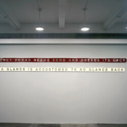 Darren ALMOND Blood and Custard, 2005, Cast aluminium and paint 5 m 80 cm & 5 m 68 cm