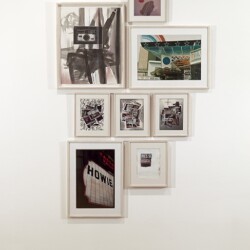 Times Scare, 2013, Chromogenic print, polaroid, mixed media, ink on paper, digital inkjet print, graphite, colour pencil, Xerox, acrylic paint, newsprint Overall dimensions: 218 x 146 cm