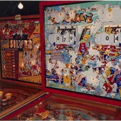 Pinball, Colorado 2013, Chromogenic print, polaroid, mixed media, ink on paper, digital inkjet print, graphite, colour pencil, Xerox, acrylic paint, newsprint Overall dimensions: 218 x 146 cm