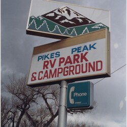 Pikes Peak Colorado, 1997, Chromogenic print Unique photo 50,5 x 40 cm (framed)
