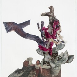 Ariel (arbre enfant), 2012-2013, Collage on paper 36,5 x 28,5 cm (framed)