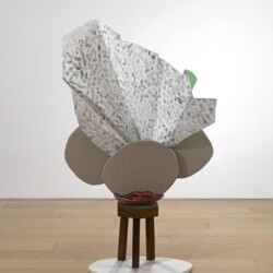 Orlando (biscuits), 2013, Wood pencil on paper, photo collage on wood, canvas 158 x 100 x 46,5 cm