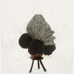 Mannaerts, 2012-2013, Collage on paper 36,5 x 28,5 cm (framed)