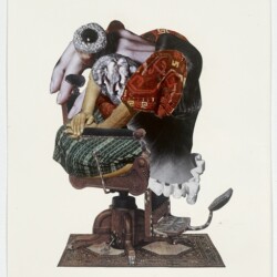 Ariel, 2012-2013, Collage on paper 36,5 x 28,5 cm (framed)