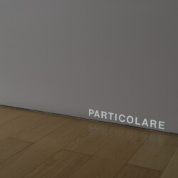 Particolare, 1972-2018, Slide projector, slide with the word "Particolare" (21 mm)