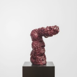 Cameron JAMIE, "Devonna Rock", 2017, Glazed ceramic on steel pedestal, 49 x 34 x 19 cm, pedestal: 110 x 38 x 38 cm