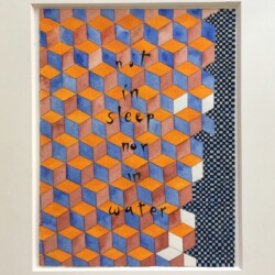 Paolo COLOMBO, Untitled (Not in sleep, Nor in water), 2018, Watercolour on paper, 31 x 23 cm